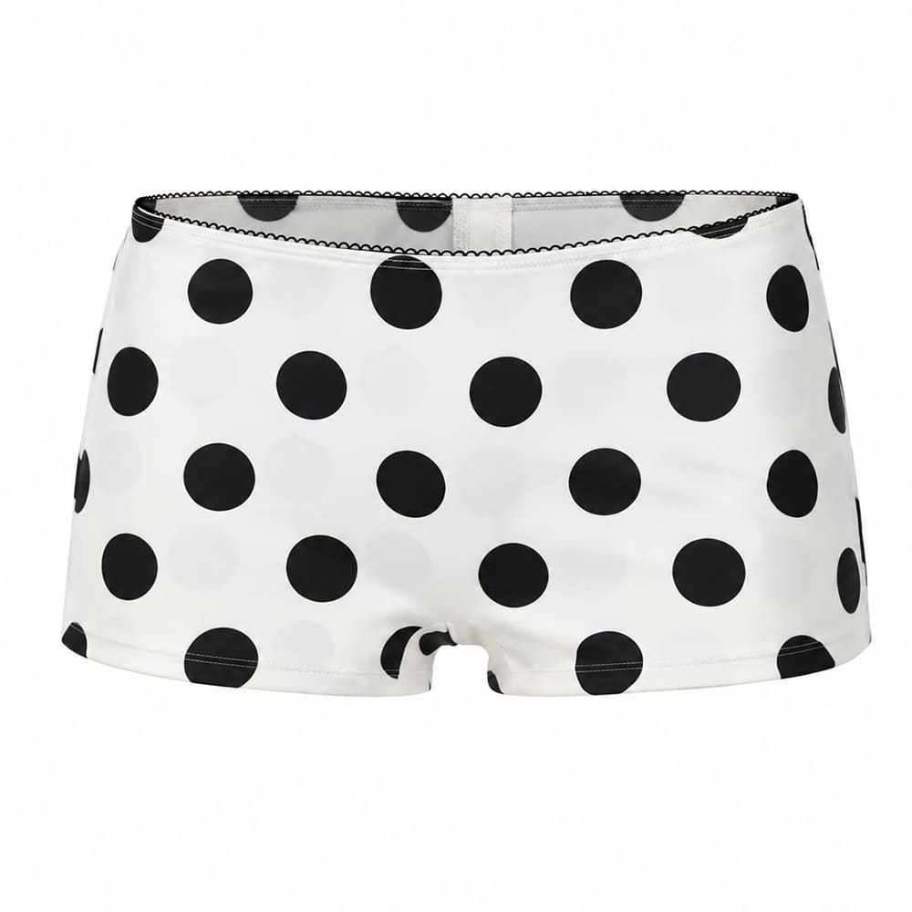 polka dot print micro shorts boogzel-clothing