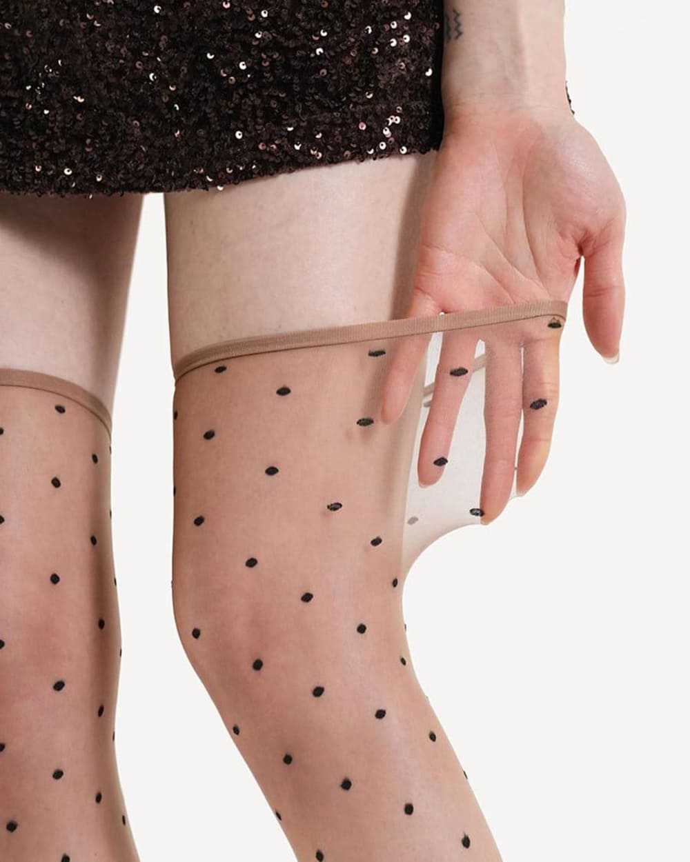 polka dot stockings boogzel clothing