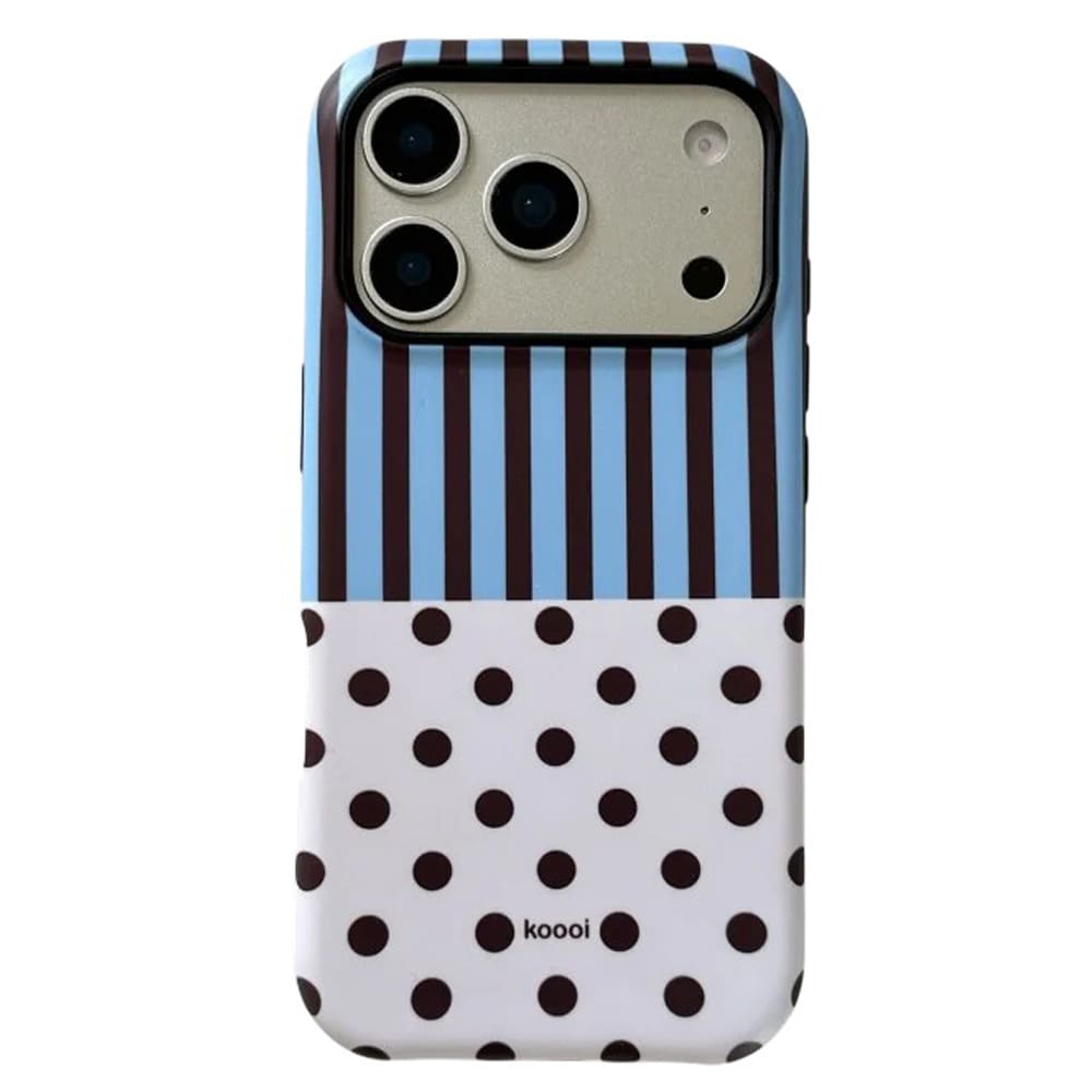 polka dot and stripes iphone case boogzel clothing