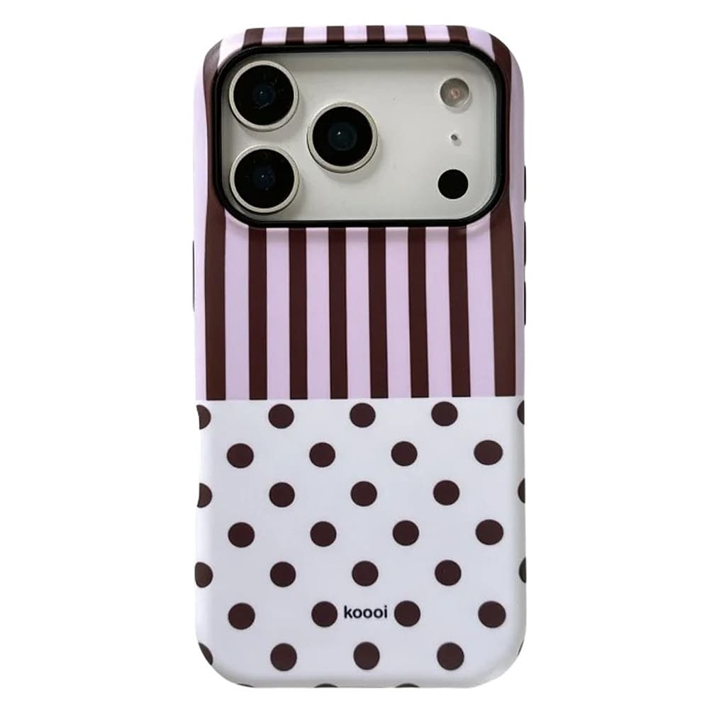 polka dot and stripes iphone case boogzel clothing
