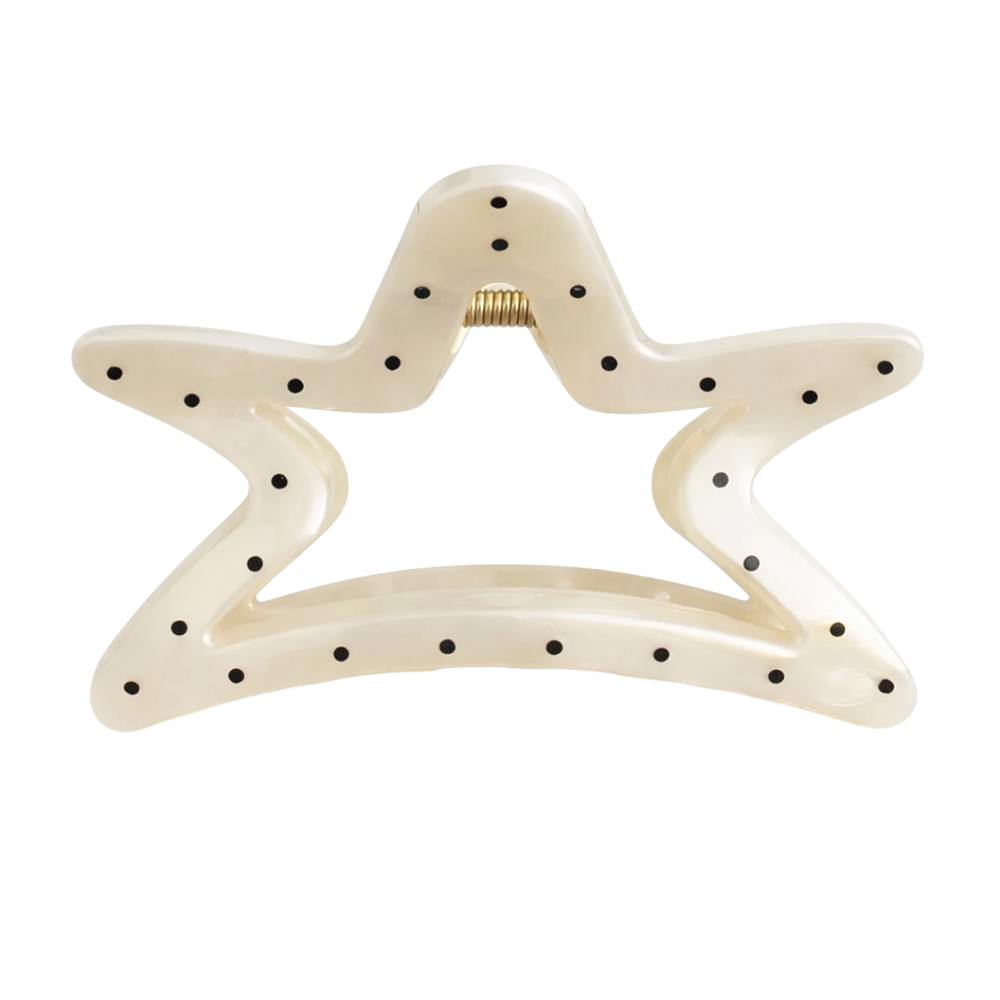 polka dot pattern hair claw clips boogzel clothing