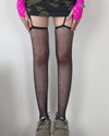 polka dot suspender tights boogzel clothing