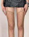 polka dot suspender tights boogzel clothing