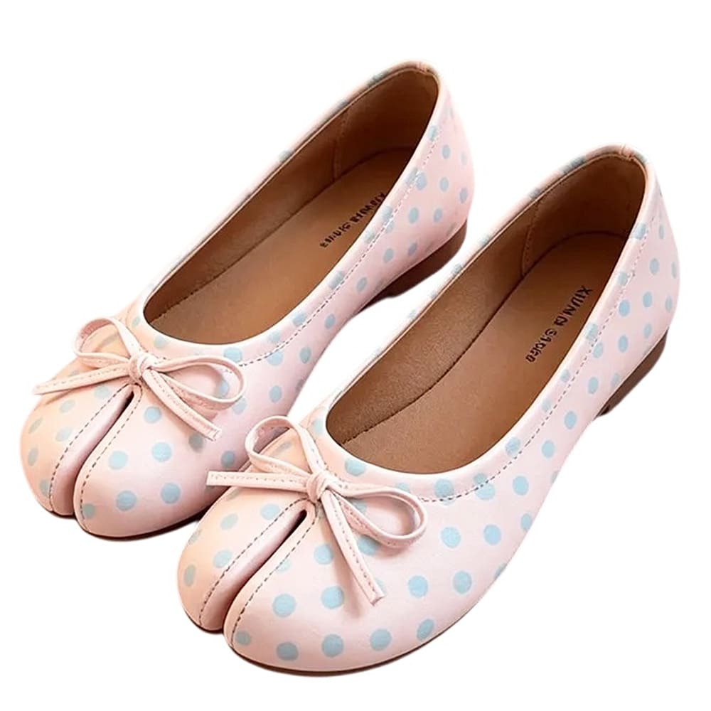 polka dot tabi ballet flats boogzel clothing