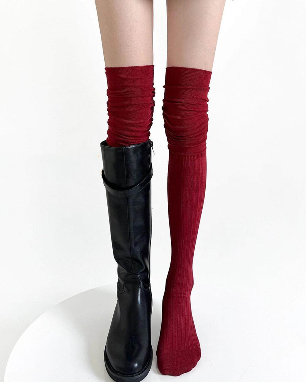 preppy knee high socks boogzel clothing