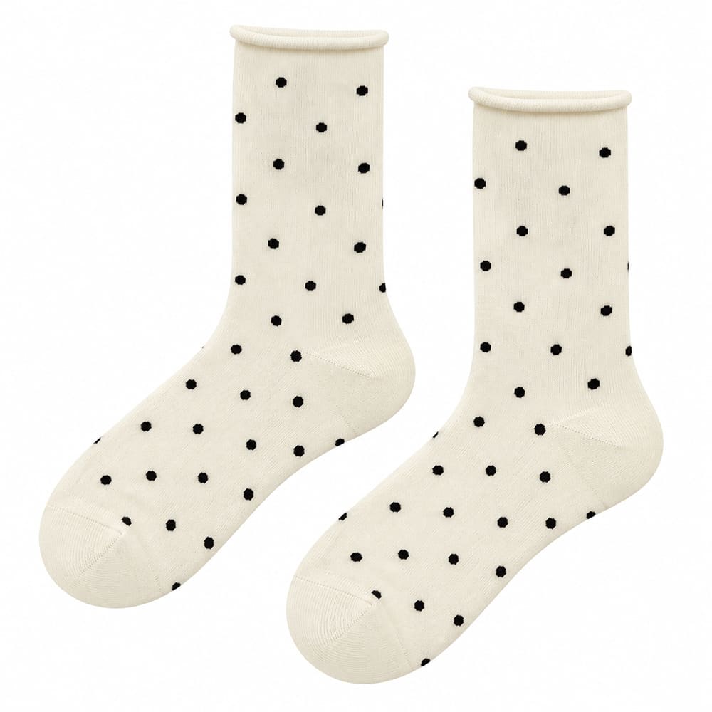 preppy polka dot pattern socks boogzel clothing