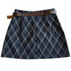 preppy argyle mini skirt boogzel clothing