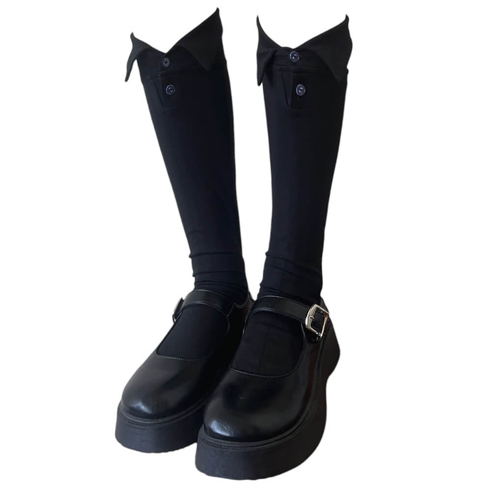 preppy collar high socks boogzel clothing