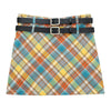preppy colorful plaid mini skirt boogzel clothing