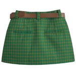 preppy green plaid mini skirt boogzel clothing