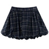 preppy plaid balloon mini skirt boogzel clothing