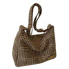 preppy style plaid pattern shoulder bag boogzel clothing