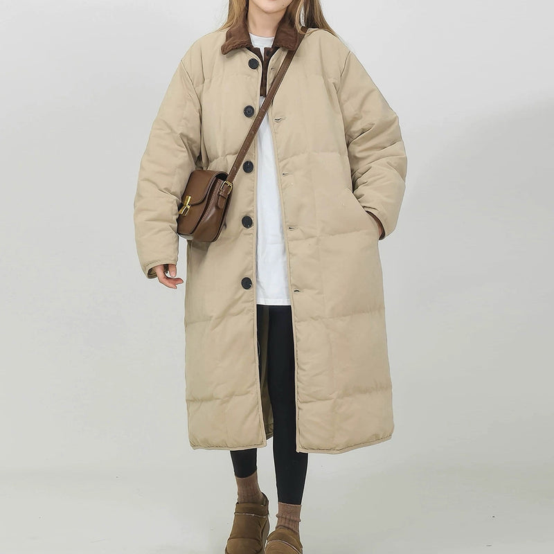 preppy style quilted coat boogzel clothing