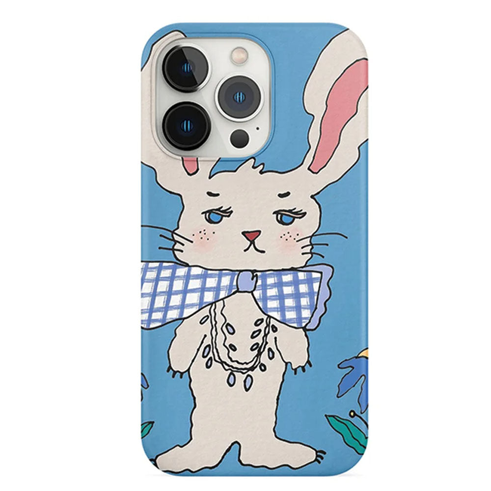 preppy style rabbit iphone case boogzel clothing