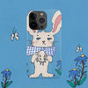 preppy style rabbit iphone case boogzel clothing