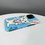 preppy style rabbit iphone case boogzel clothing