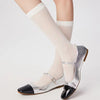 preppy style ribbed thin socks boogzel clothing