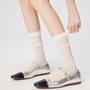 preppy style ribbed thin socks boogzel clothing