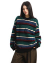 primary colors striped knit sweater boogzel clothing