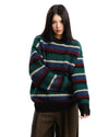 primary colors striped knit sweater boogzel clothing