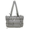puffer striped shoulder bag boogzel clothing