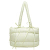puffer striped shoulder bag boogzel clothing