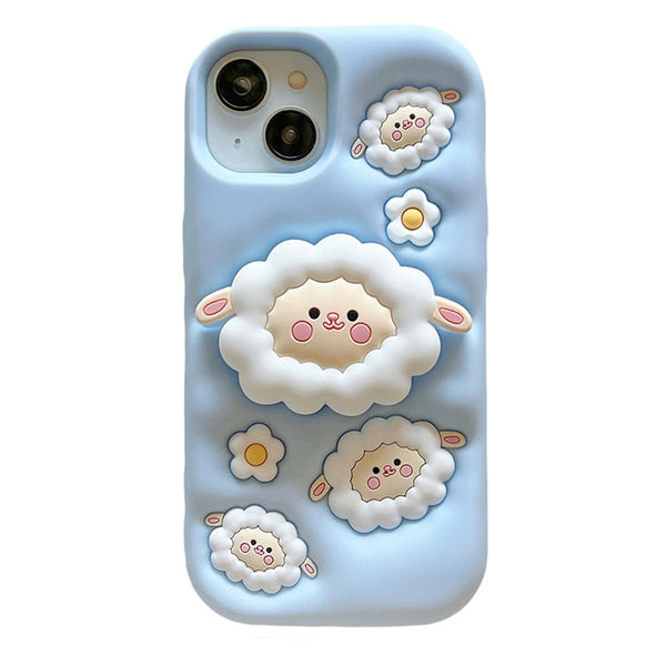 puffy sheep iphone case boogzel clothing