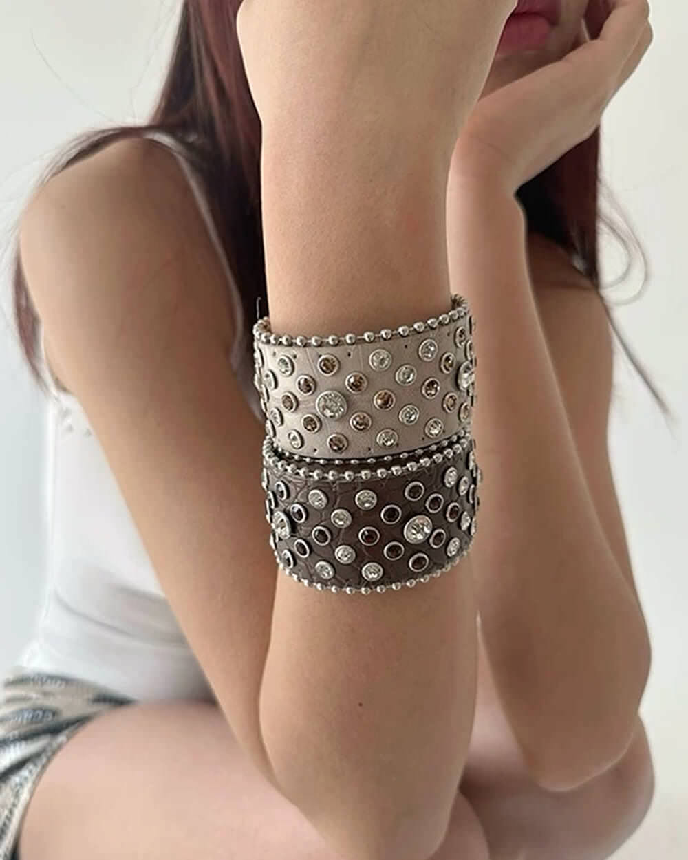 punk rock studded bracelet boogzel clothing