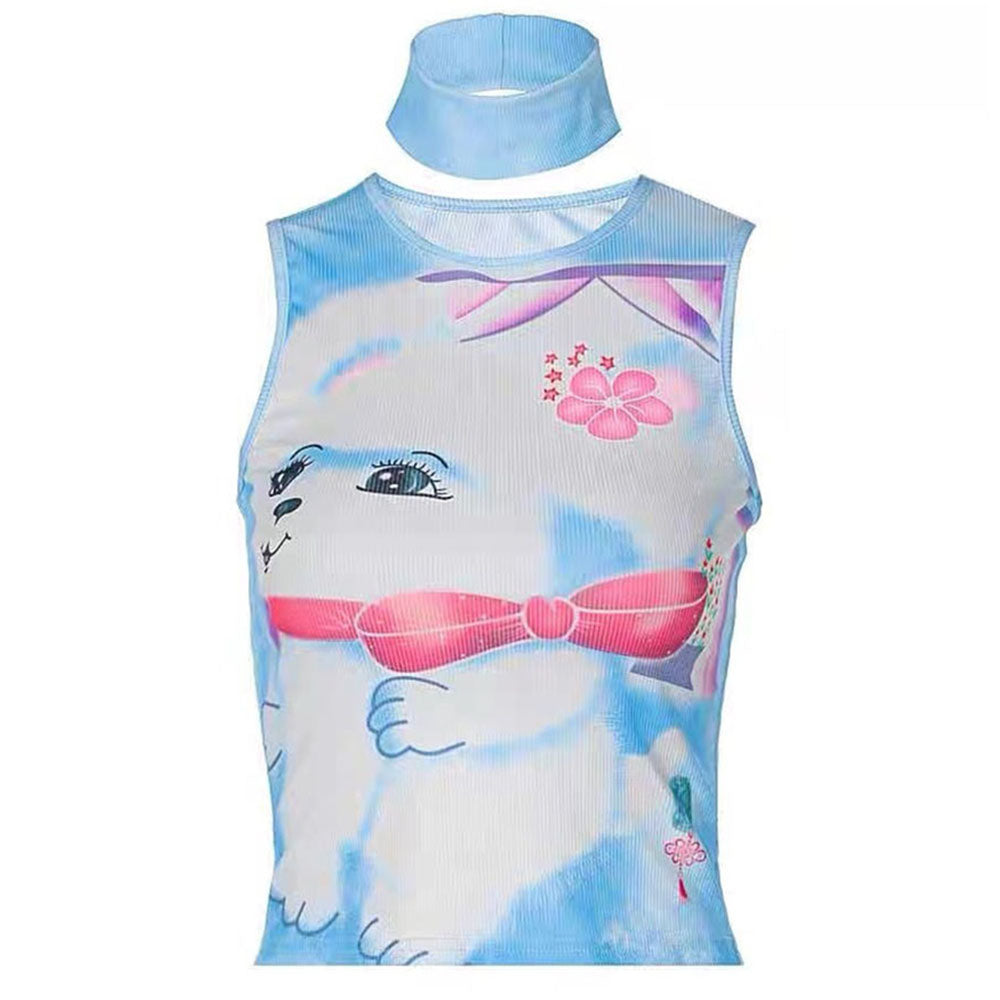 puppy y2k aesthetic tank top boogzel clothing