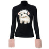 puppy turtleneck jumper boogzel clothing