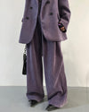 purple blazer pants set boogzel clothing