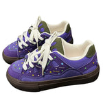 purple star skater sneakers boogzel clothing