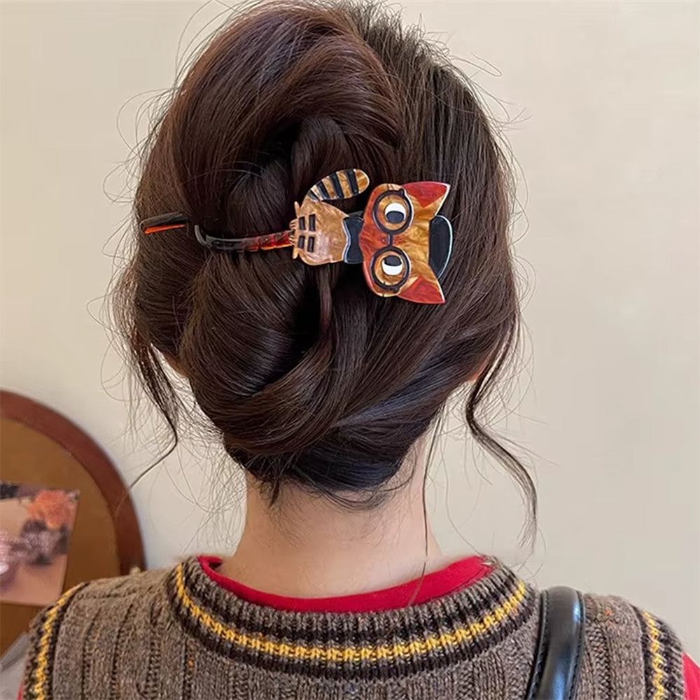 purrfessor kitty hair pin boogzel clothing