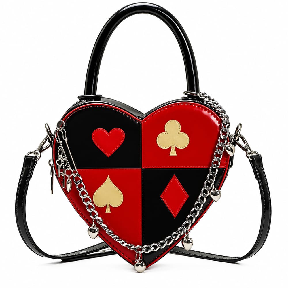 queen of hearts mini handbag boogzel clothing