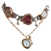 queen of hearts watch necklace boogzel clothing
