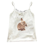 rabbit print y2k tank top boogzel clothing