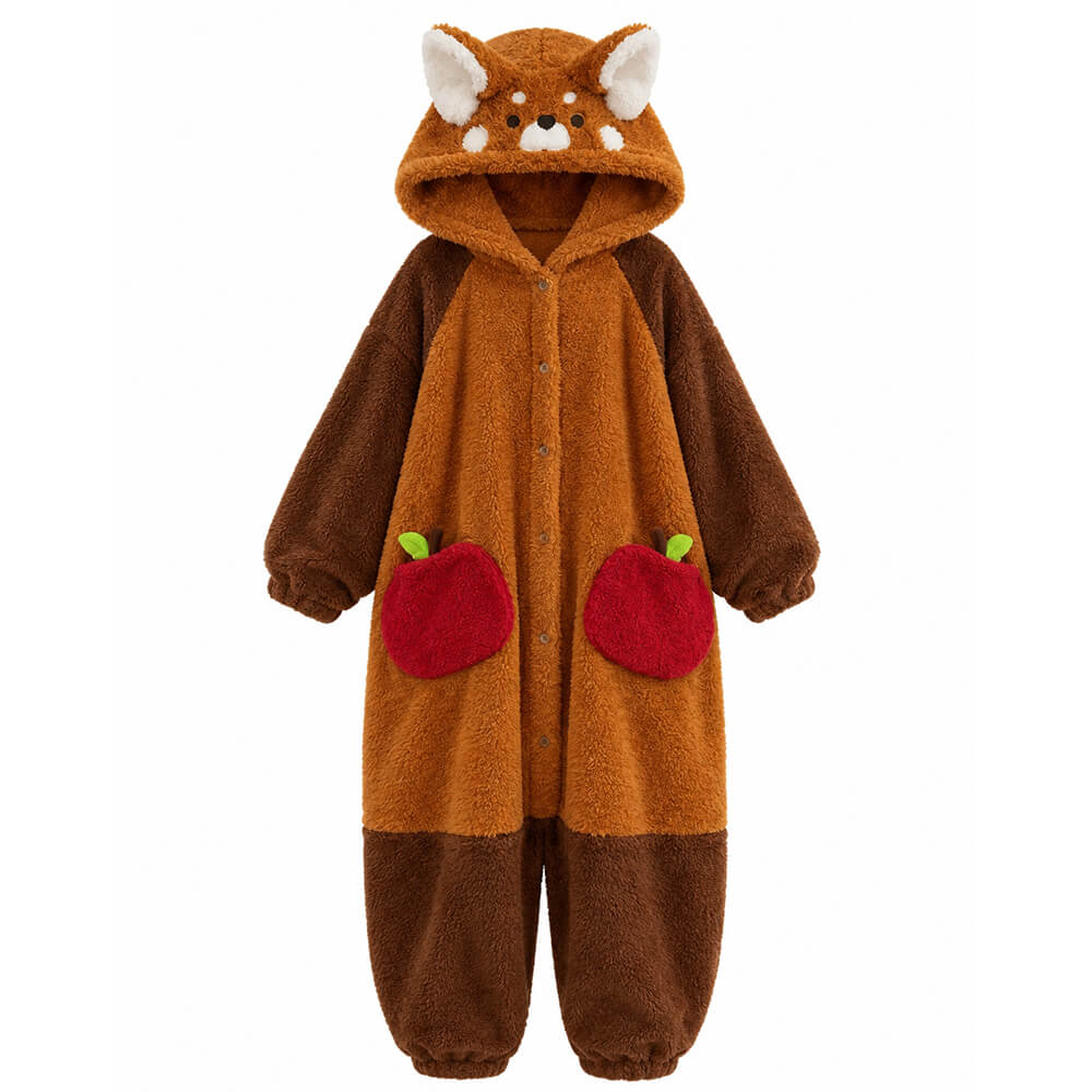 raccoon fleece onesie pajamas boogzel clothing