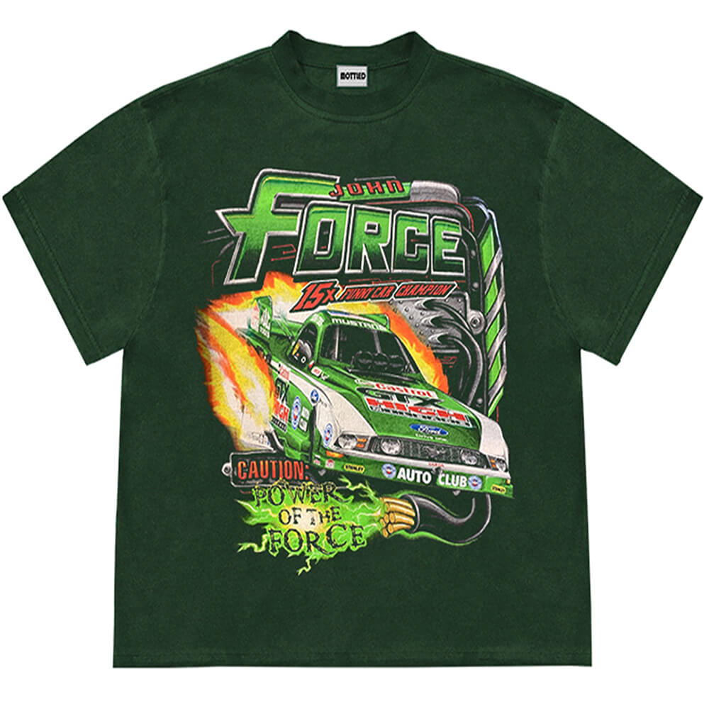 racing car graphic t shirt boogzel clothing