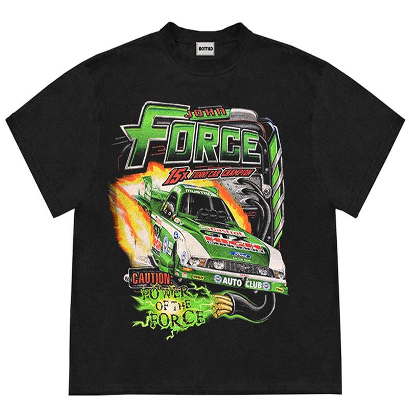 racing car graphic t shirt boogzel clothing