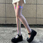 rainbow aesthetic knee-highs boogzel clothing