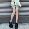 rainbow aesthetic knee-highs boogzel clothing
