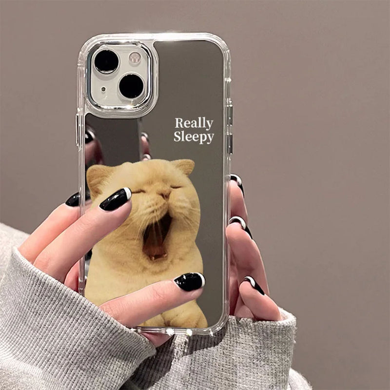 really sleepy cat iphone case boogze lclothing