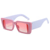 rectangle thick frame sunglasses boogzel clothing