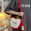 red apple core shoulder bag boogzel clothing