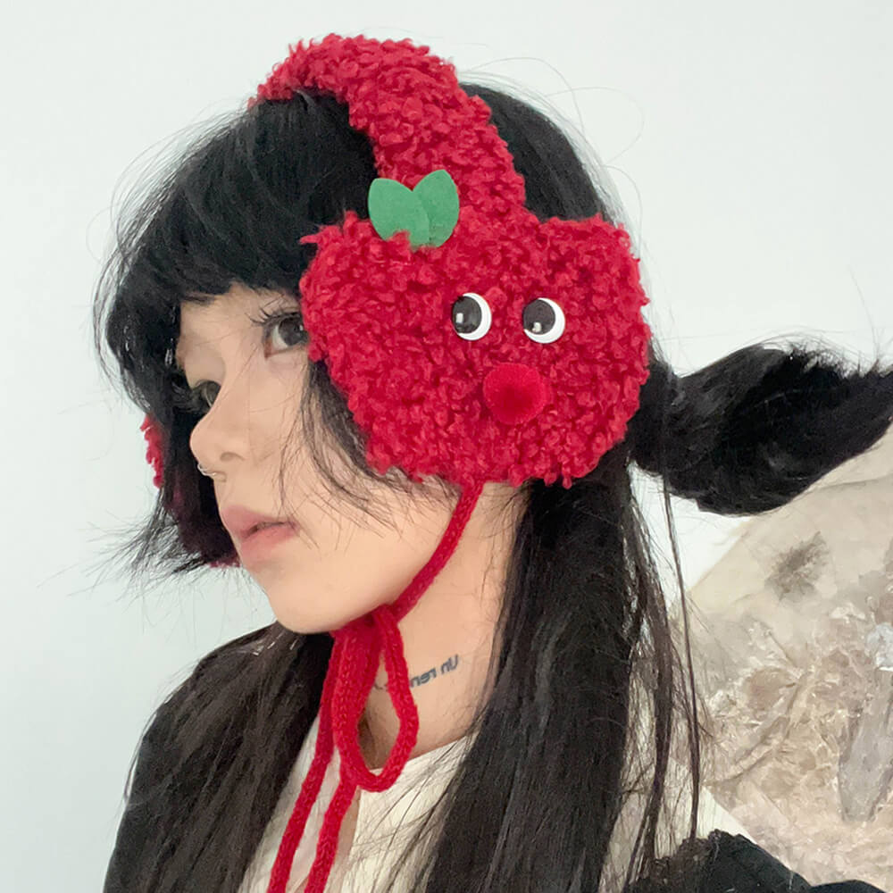 red apple earmuffs boogzel clothing