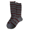 red and grey striped socks boogzel clothing