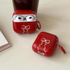 red bow coquette airpods case boogzel clothing