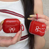 red bow coquette airpods case boogzel clothing