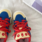 red polka dot skater sneakers boogzel clothing