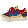 red polka dot skater sneakers boogzel clothing